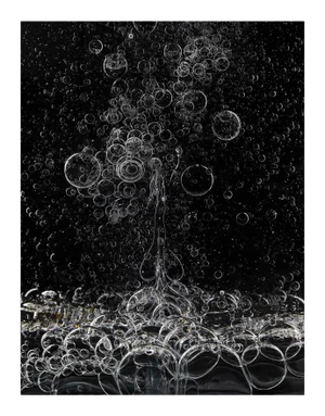 Contemporary Abstract Chromogenic Print Photography "Gravity Liquid 21" by Seb Janiak