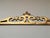 English 1920's Vintage Cast Brass Applique Header For Sale - Image 3 of 5