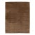 12x16 Apadana's Modern Gabbeh Hand-Loom Wool Area Rug in Chestnut Brown For Sale