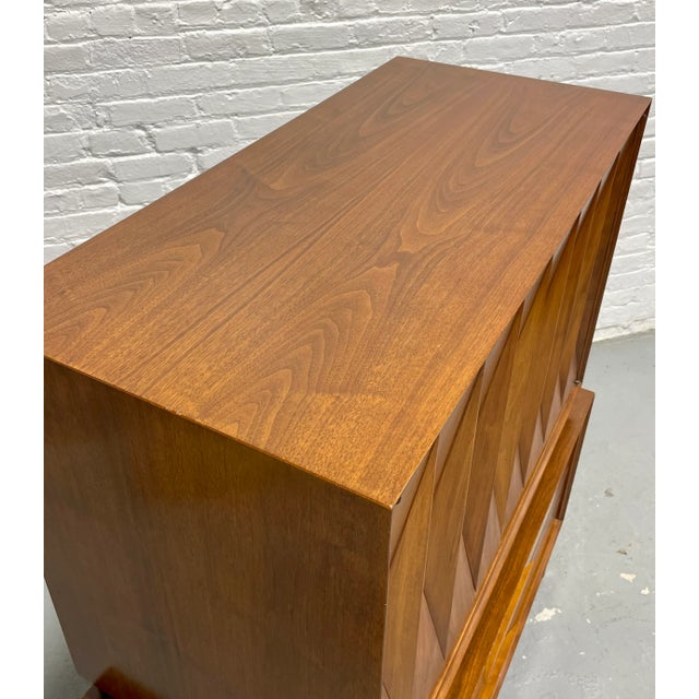 Amazing Mid Century Modern "Diamond" Dresser by Albert Parvin, C. 1960's For Sale - Image 9 of 11