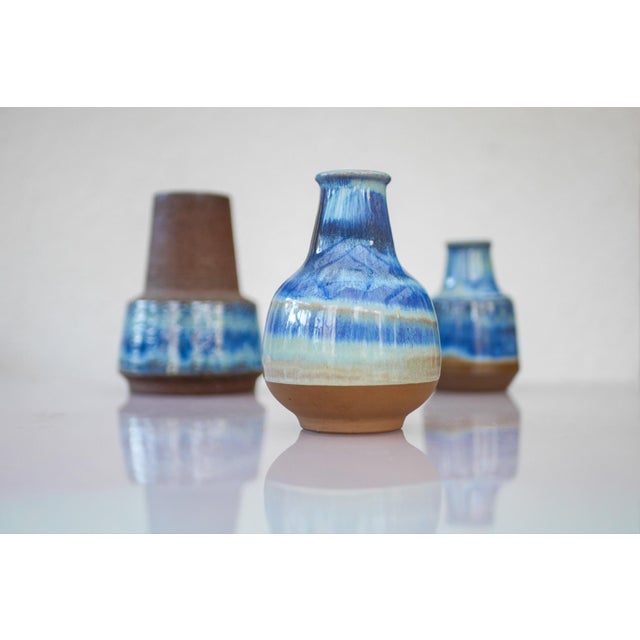 Mid-Century Modern Art Pottery Vases by Michael Andersen, 1960s, Set of 4 For Sale - Image 4 of 18