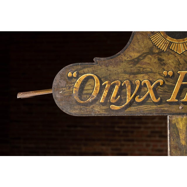Early 20th Century C. 1920 Onyx Hosiery Tin Litho Pos Store Display For Sale - Image 5 of 10