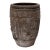 Antique Chinese Four Flowers Relief Jar, 19th Century For Sale