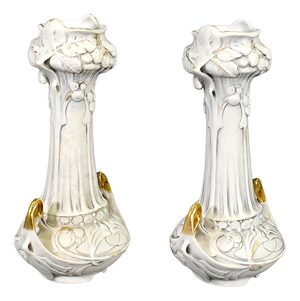 Set of Art Nouveau Vases Royal Dux Bohemia, 1920s