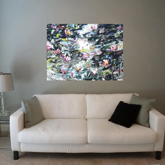 Water Lilies 1.Modern Original Painting.Arts Bound For Sale - Image 9 of 12