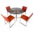 Mid-Century Chrome Dining Chairs and Table, 1970s, Set of 5 For Sale - Image 16 of 16
