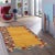 Pasargad Home Gabbeh Lamb's Wool Area Rug, 4' 2" X 6' 4", Gold For Sale - Image 4 of 5