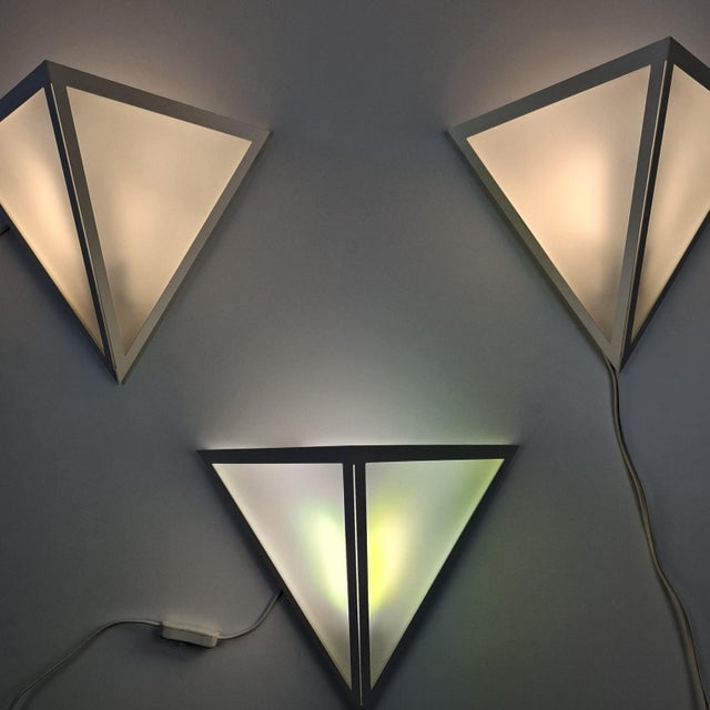 Model 3884 Wall Lights from Glashütte Limburg, Germany, 1980s, Set of 3 For Sale - Image 15 of 16