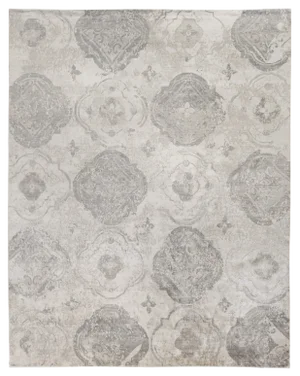 Oxford Beige/ivory Hand knotted Bamboo/Silk Area Rug - 6'x9'