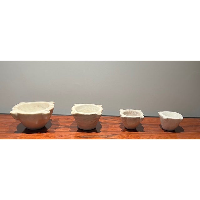 French Marble Mortars from 18th Century - Set of 4 For Sale - Image 3 of 18
