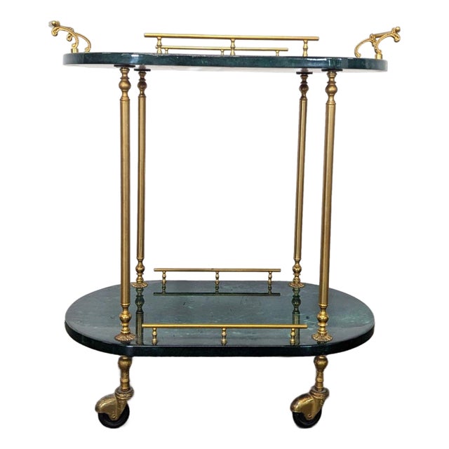 1960s Aldo Tura Bar Cart, Attributed For Sale