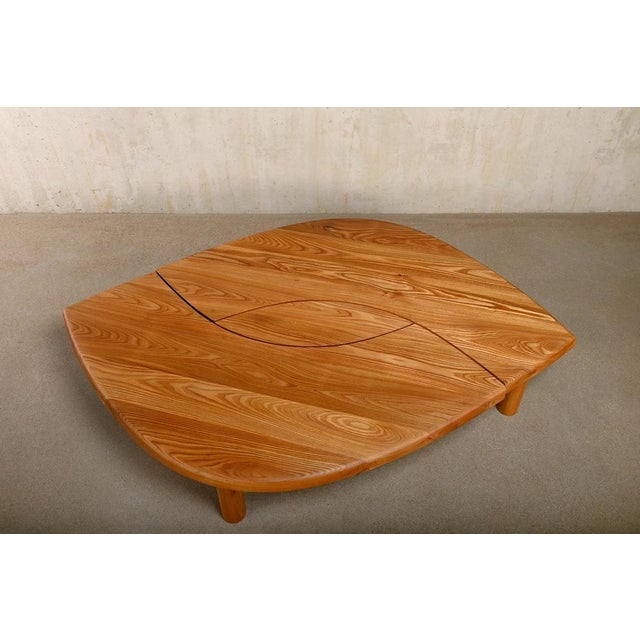 T22C Table in Elm by Pierre Chapo, France, 2010s For Sale - Image 9 of 18