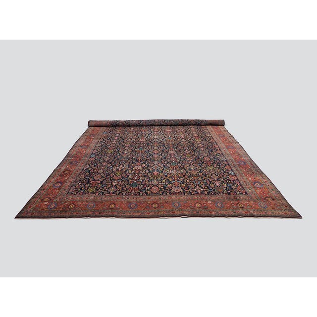 Antique Middle Eastern Mashad Rug, 1890s For Sale - Image 4 of 9