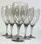 Gray Smoky Gray Vintage Goblets- Set of Six For Sale - Image 8 of 10