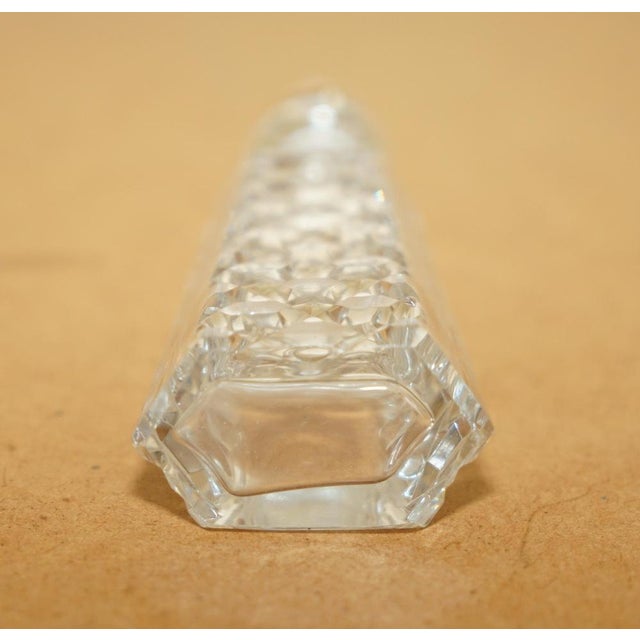 Antique Cut Glass Crystal Collectable Dressing Table Perfume Bottle, 1920 For Sale - Image 13 of 14