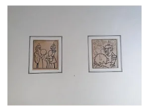 Filiberto Scarpelli, Generals, 1920s, Ink
