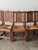 Early 20th Century Early 20th Century French Carved Oak Rush Seat Dining Chairs, Set of 8 For Sale - Image 5 of 18
