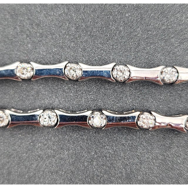 Metal 5.00 Ct Diamond Necklace For Sale - Image 7 of 8