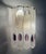 Metal Italian Lilac Murano Glass Wall Sconces from Mazzega, 1970s, Set of 2 For Sale - Image 7 of 9