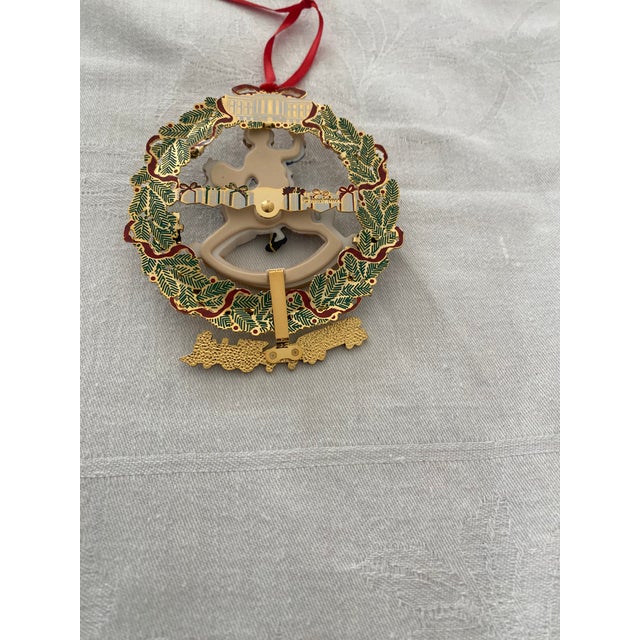 Gold Vintage Official 2003 White House Christmas Ornament – Ulysses S. Grant Rocking Horse, Nib For Sale - Image 8 of 12