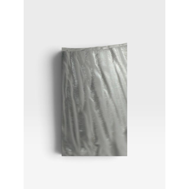 Peill & Putzler 1970s Peill & Putzler West German Frosted Sculptural Art Glass Vase For Sale - Image 4 of 13