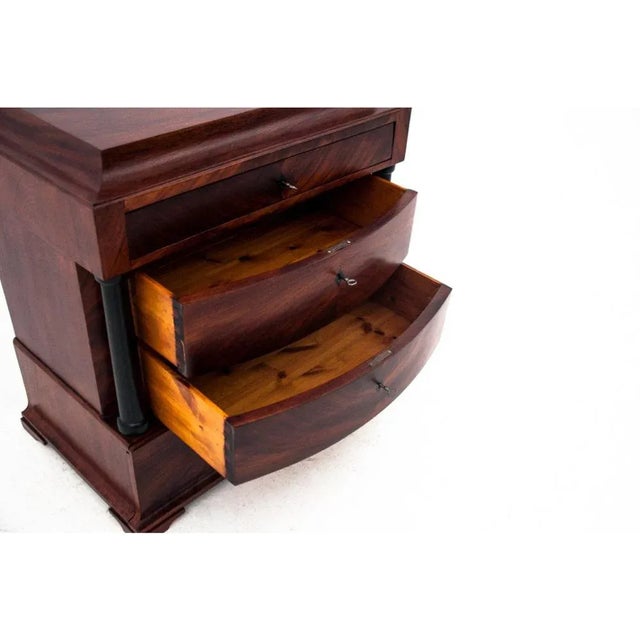 Brown Antique Chest of Drawers, Northern Europe, 1880s For Sale - Image 8 of 12