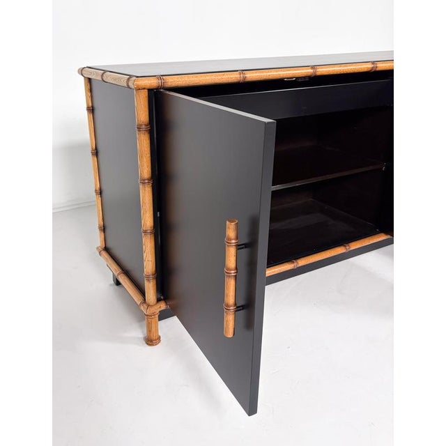 Mid-Century Bamboo Sideboard, Italy, 1960s For Sale - Image 3 of 11