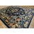 Chinese 1890s Navy Blue Medallion Qing Antique Chinese Peking Room Size Wool Pile Rug For Sale - Image 3 of 10