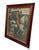 Framed reproduction print of "Sir Galahad Passes from the Land" by American painter Edwin Austin Abbey. The painting is...