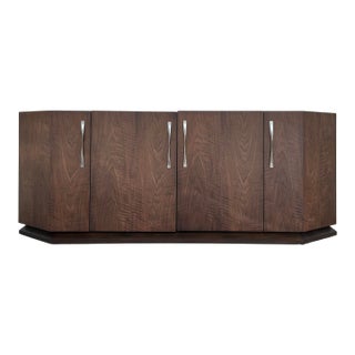 Century Furniture Modern Mahogany Compositions Credenza For Sale