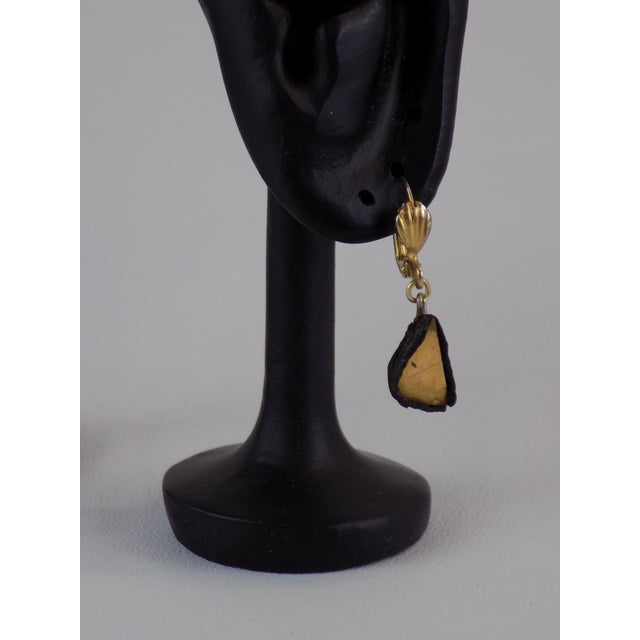 Talosel Earrings by Line Vautrin, 1950s For Sale - Image 4 of 7