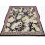 Transitional Handwoven Persian Shiraz Area Rug featuring an allover design in a black-colored field enclosed in the...