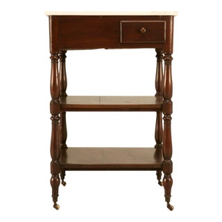 Circa 1920s French Mahogany Refresher For Sale