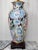 1970s Vintage Chinoiserie Mille-Fleurs Gold Porcelain Table Lamp, Large 32” Statement Floral Lamp For Sale - Image 5 of 16