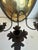 Metal Antique Hammered Brass & Iron Candle Sconces -a Pair For Sale - Image 7 of 8
