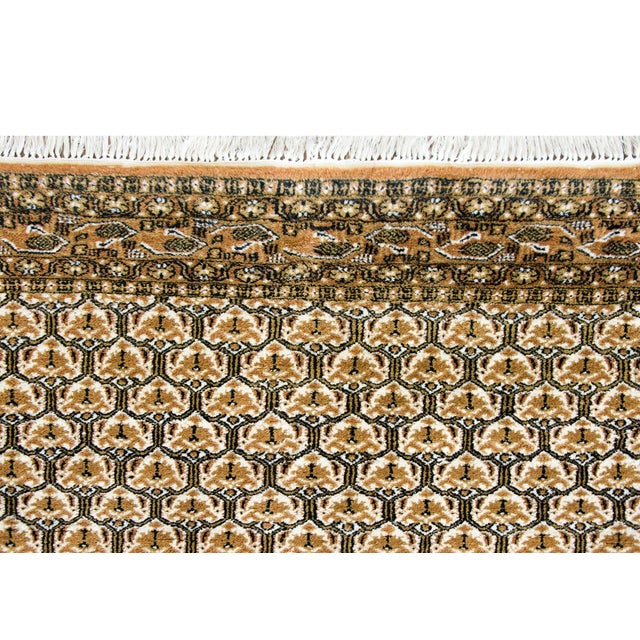 Brown Vintage Pakistani Chi Chi Rug For Sale - Image 8 of 14