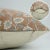 Industrial Handmade Floral Print Decorative Cushion Cover in Linen Blend 26x26 Inch -Haridwar For Sale - Image 3 of 4