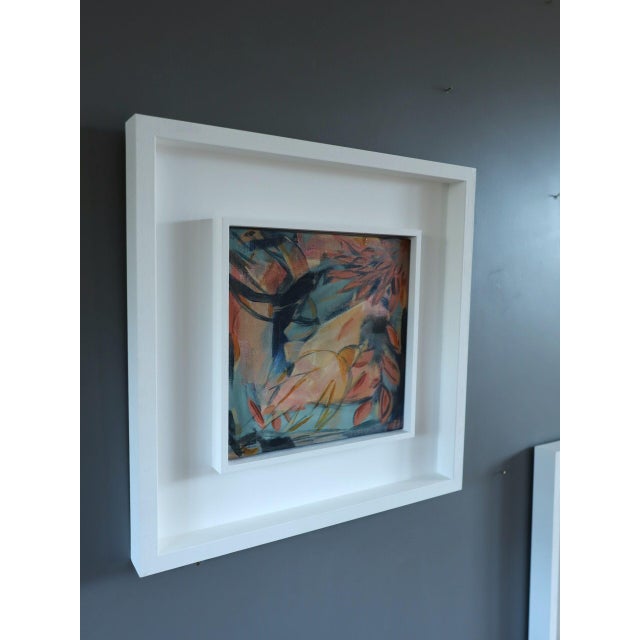 2020s Contemporary 'Summer Song for Birds I' Original Modernist Abstract Acrylic Painting by British Artist Frances Daws, Framed For Sale - Image 5 of 12