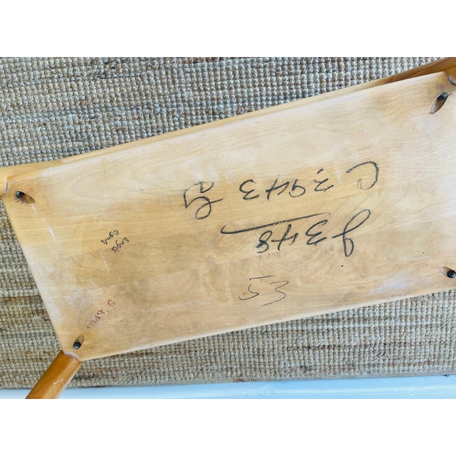 Vintage 1950s Heywood Wakefield Tiered Open Shelf Side Table For Sale - Image 9 of 9