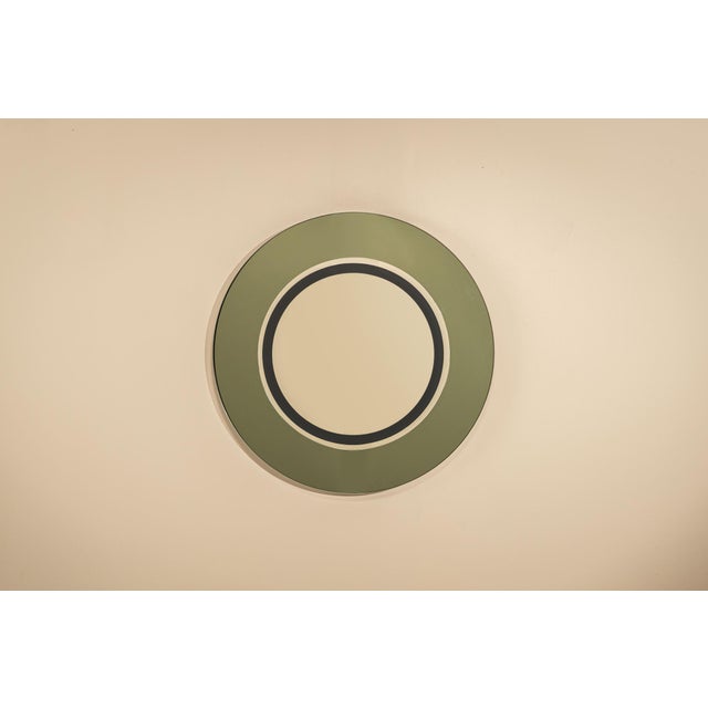 Mirror by Marcello and Marco De Carli for Cristal Art, Italy 1970s For Sale - Image 10 of 10