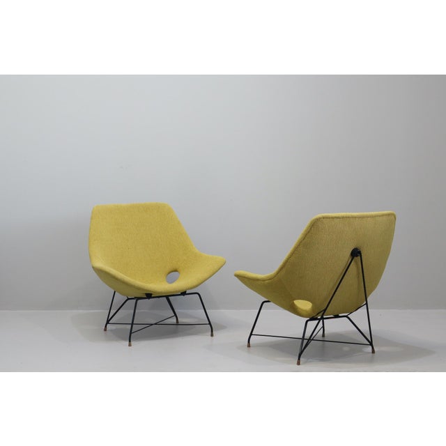 Green Kosmos Chairs by for Saporiti Italia, 1954, Set of 2 For Sale - Image 8 of 16