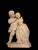 A Large 19th Century French Terra Cotta Sculpture of a Loving Young Couple For Sale - Image 9 of 9