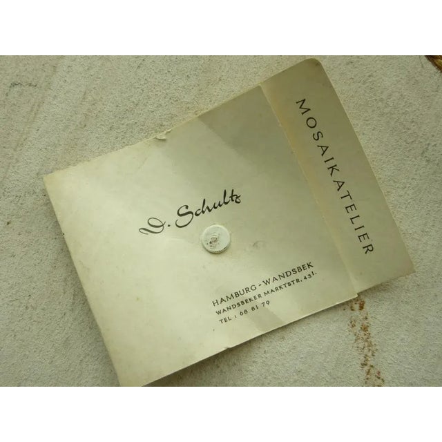 Glass Mosaic from Mosaik-Atelier D. Schultz Hamburg, 1950s For Sale - Image 12 of 13