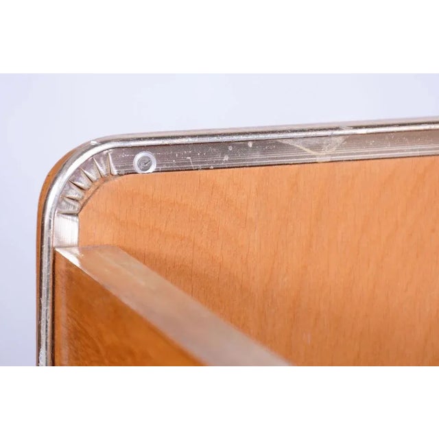 1950s Mid-Century Hinged Storage Cabinet in Ash by Jitona Sobeslav, 1950s For Sale - Image 5 of 10