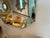 Sky Blue 1950s Italian Modern Fontana Arte Inspired Beveled Mirror For Sale - Image 8 of 12
