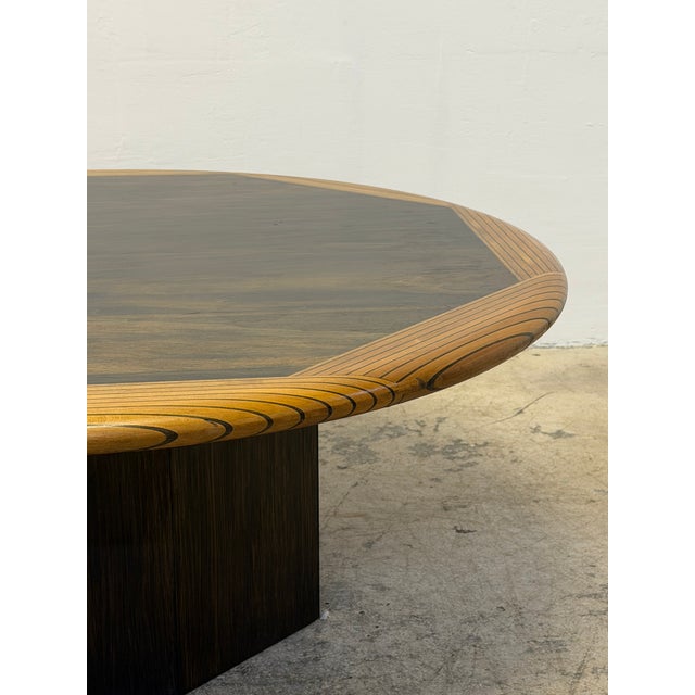 Lane Altavista Wood Coffee or Cocktail Table After Afra and Tobia Scarpa, 1970s For Sale - Image 11 of 17