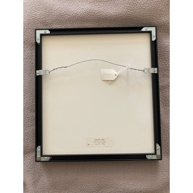 2000 - 2009 Original Pastel Framed Artwork by David Sites Entitled “Maples”. One of a Series of 4 For Sale - Image 5 of 6