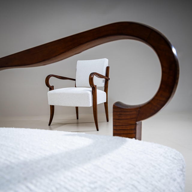 Mid-Century Modern Pair of Armchairs, possibly Italy, 1940s For Sale - Image 3 of 18