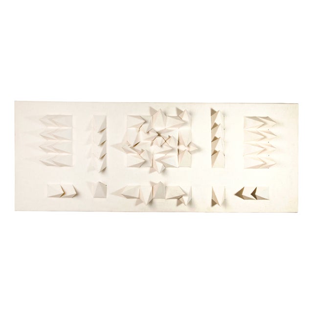 Pyramids No. 3 Wall Sculpture by Sebastiao Lobo For Sale