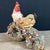 Vintage Shiwan Pottery Rooster & Hen on Plum Branch - 12.5" Tall For Sale - Image 4 of 9